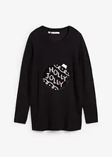 Weihnachtspullover mit Wendepailletten