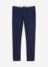 Regular Fit Stretch-Chinohose, Straight in blau von vorne - bonprix