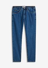 Optional[Classic Fit Jeans mit Komfortbund, Straight in blau von vorne - bonprix]