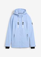 Optional[wasserabweisende Softshelljacke in blau von vorne - bonprix]