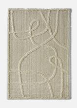 Teppich in Hoch-Tief Musterung in beige - bonprix