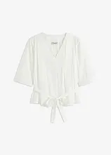 Bluse aus reiner Baumwolle