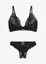 Bralette und String ouvert (2-tlg.Set)