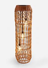 Solar Dekoleuchte in braun von vorne - bonprix