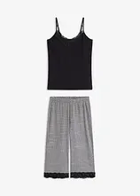 Capri Pyjama mit Spaghettiträgern