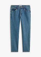 Optional[Classic Fit Stretch-Jeans, Straight in blau von vorne - bonprix]