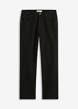 Optional[Classic Fit Stretch-Jeans, Straight in schwarz von vorne - bonprix]