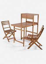 Gartenmöbel Set (3-tlg. Set) in beige - bonprix