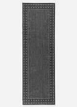 In- und Outdoor Läufer mit umlaufender Bordüre in grau - bonprix