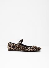 Mary-Janes in beige von vorne - bonprix