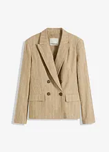 Blazer mit Leinenanteil