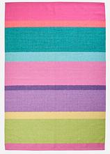In-und Outdoor Teppich mit Streifenmotiv in bunt von vorne - bonprix