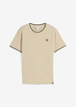 T-Shirt aus reiner Bio-Baumwolle in grün von vorne - bonprix