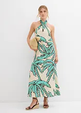 Neckholder-Kleid in A-Linie
