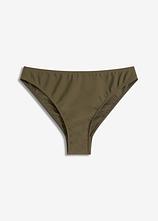 Bikinihose mit hohem Beinausschnitt in grün von vorne - bonprix