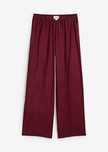 Schlupfhose aus strukturiertem Viskose-Mix in rot von vorne - bonprix