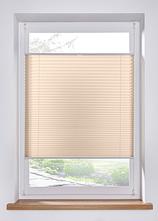 Plissee ohne Bohren in beige - bonprix