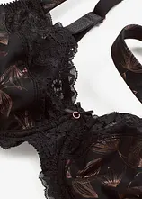 Bügel-BH mit schimmerndem Druck