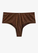 Maxi Brazilslip aus glitzerndem Material