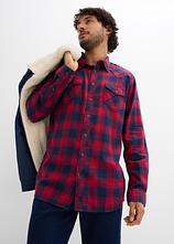 Optional[Flanellhemd aus reiner Baumwolle in rot (im Anschnitt) - bonprix]