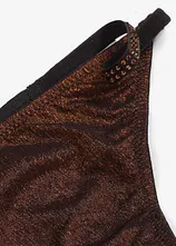 String Tanga aus glitzerndem Material