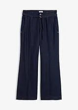 Wide-Leg-Jeans Mid Waist mit Gürtel