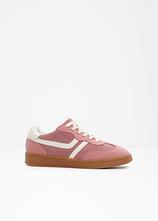 Sneaker mit Cord-Details in lila - bonprix