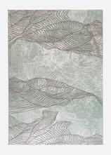 Teppich mit modernem Design in grün von vorne - bonprix