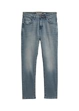 Tom Tailor Stretch-Jeans JOSH, Slim Fit in blau von vorne - Tom Tailor