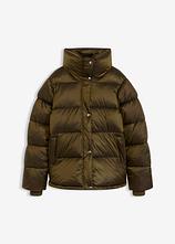 Oversize Steppjacke in grün von vorne - bonprix