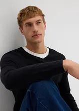 Feinstrickpullover mit edler Merinowolle
