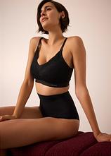 Optional[Medium Shape Panty (3er Pack) in schwarz im Look (Totalaufnahme) - bonprix]