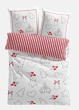 Wendebettwäsche mit weihnachtlichem Design