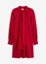 Optional[Blusenkleid mit Schluppenkragen in rot von vorne - bonprix]