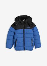 warm gefütterte Winter-Steppjacke, wasserabweisend in blau von vorne - bonprix