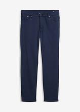 Optional[Regular Fit Stretch-Thermohose mit flauschigem Flanellfutter, Straight in blau von vorne - bonprix]