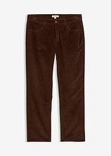 Optional[Thermo Relaxed Fit Cordhose mit Flanellfutter, Straight in braun von vorne - bonprix]