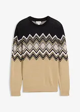Norweger-Pullover aus weichem Baumwollmix