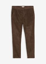 Optional[Thermo Regular Fit Schlupf-Cordhose mit Flanellfutter, Straight in braun von vorne - bonprix]