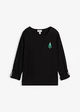 Langarmshirt aus reiner Bio-Baumwolle