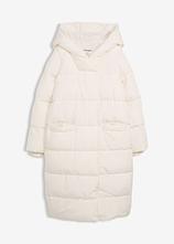 Optional[Oversize Steppmantel in weiß von vorne - bonprix]