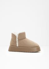 Optional[Plateau-Boots in beige - bonprix]