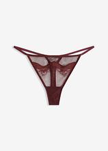Optional[Tanga String mit edler Spitze in rot von vorne - bonprix]