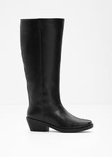 Optional[Stiefel mit hohem Schaft in schwarz - bonprix]