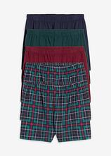 Optional[Lockere Jersey Boxershorts weit mit Baumwolle (5er Pack) in blau - bonprix]