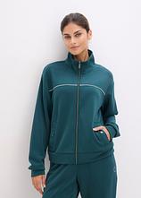 Optional[Ultrasofte Sport-Jacke mit Modal in petrol von vorne (im Anschnitt) - bonprix]