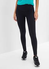 Optional[Shaping-Sport-Leggings aus stabilem Baumwollgrifff in schwarz von vorne - bonprix]