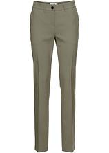 Anzugshose mit Bügelfalten in grün von vorne - bonprix