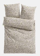 Linon-Bettwäsche in beige von vorne - bonprix