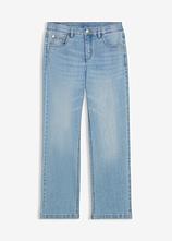 Straight-Jeans Mid Waist in blau von vorne - bonprix